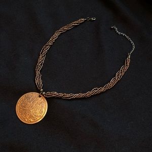 Bronze necklace